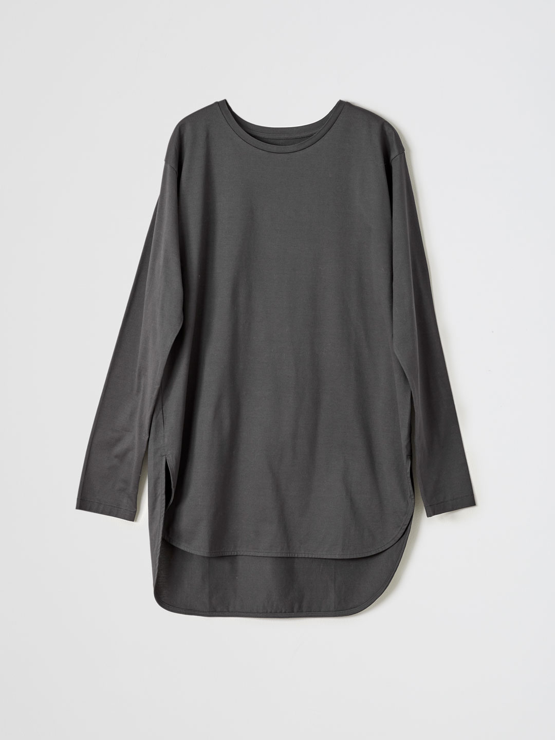 Jersey Longsleeve T-Shirt - Charcoal Grey