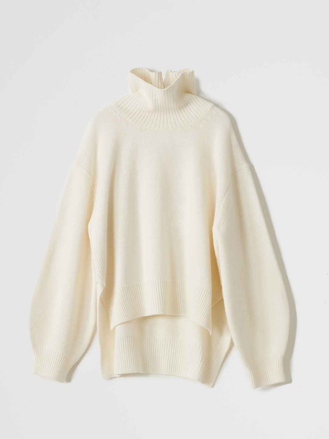 Cashmere Blended Hi-Neck  - Off White【SPECIAL Edition】