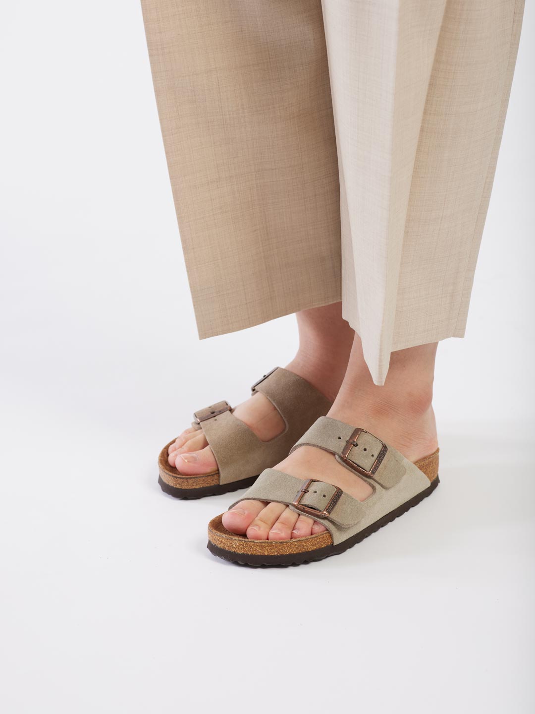 Arizona SFB Suede Sandals - Taupe