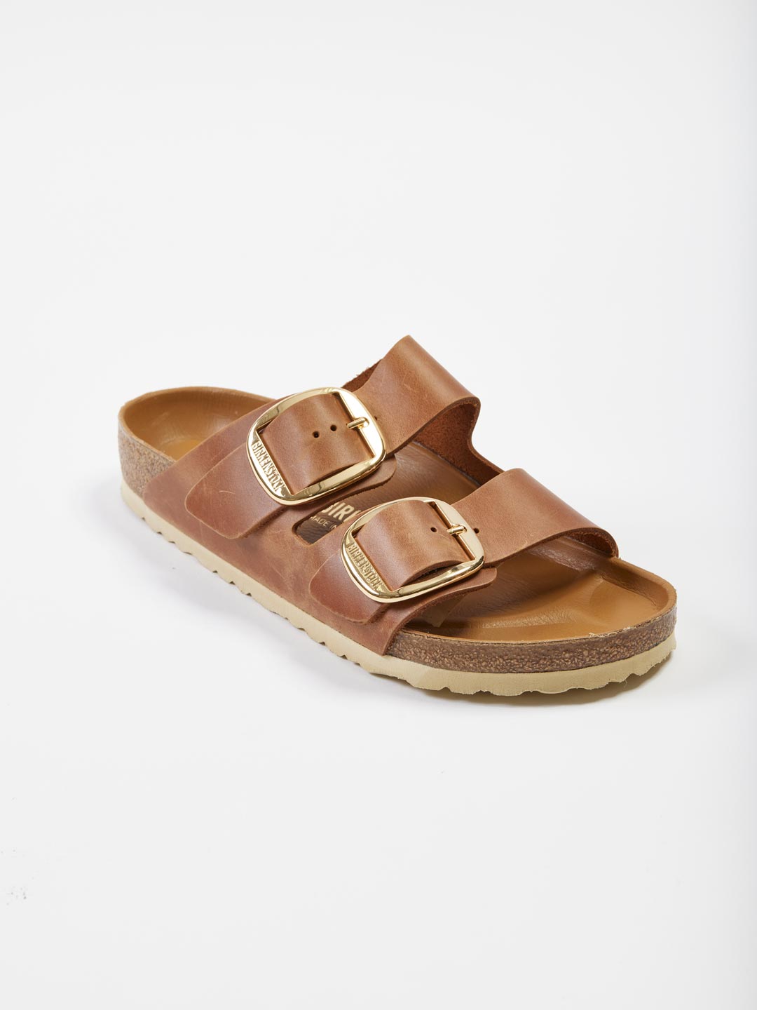 Arizona Big Buckle Sandals - Brown