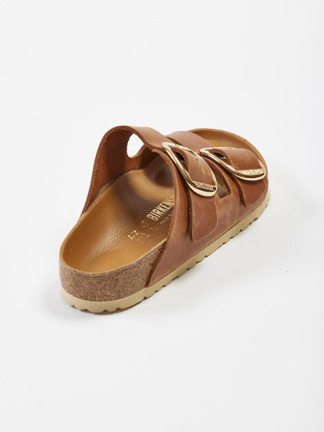 Arizona Big Buckle Sandals - Brown