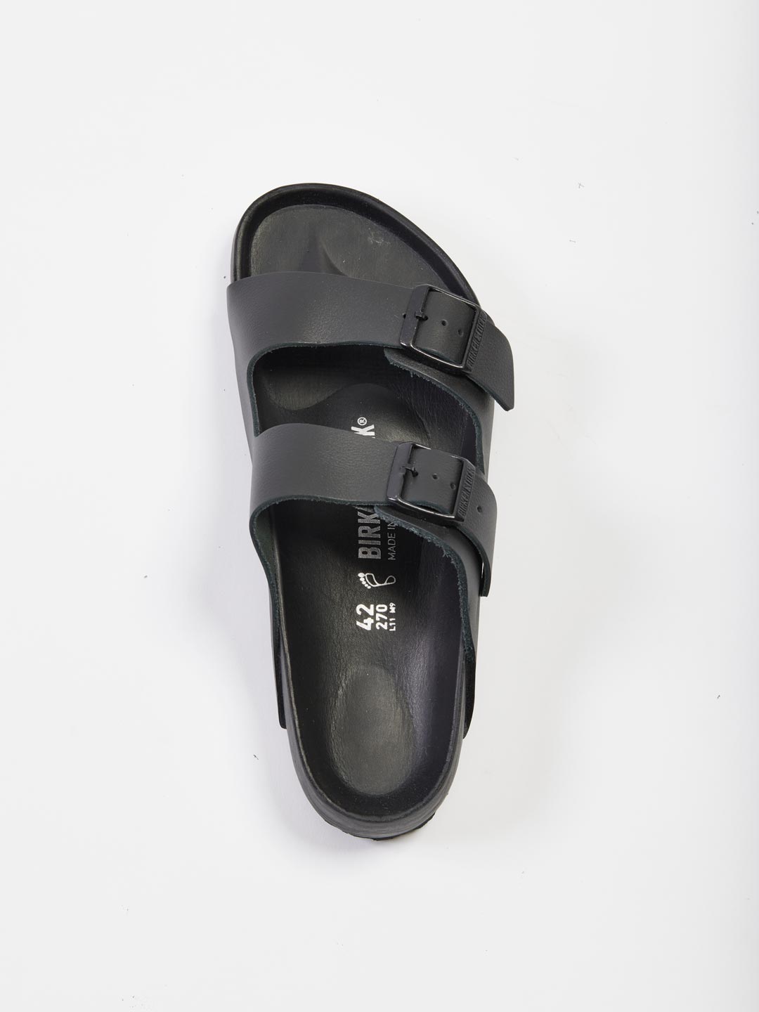 Arizona Natural Leather Sandals - Black