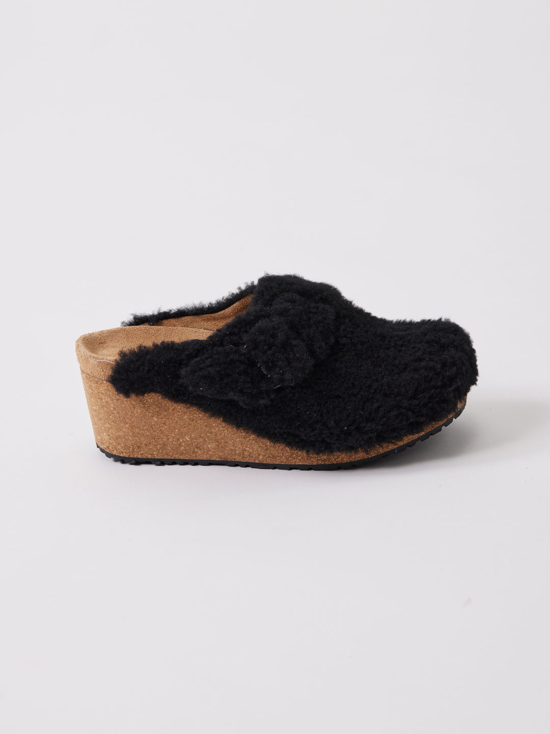 Fanny Teddy Sandals - Black