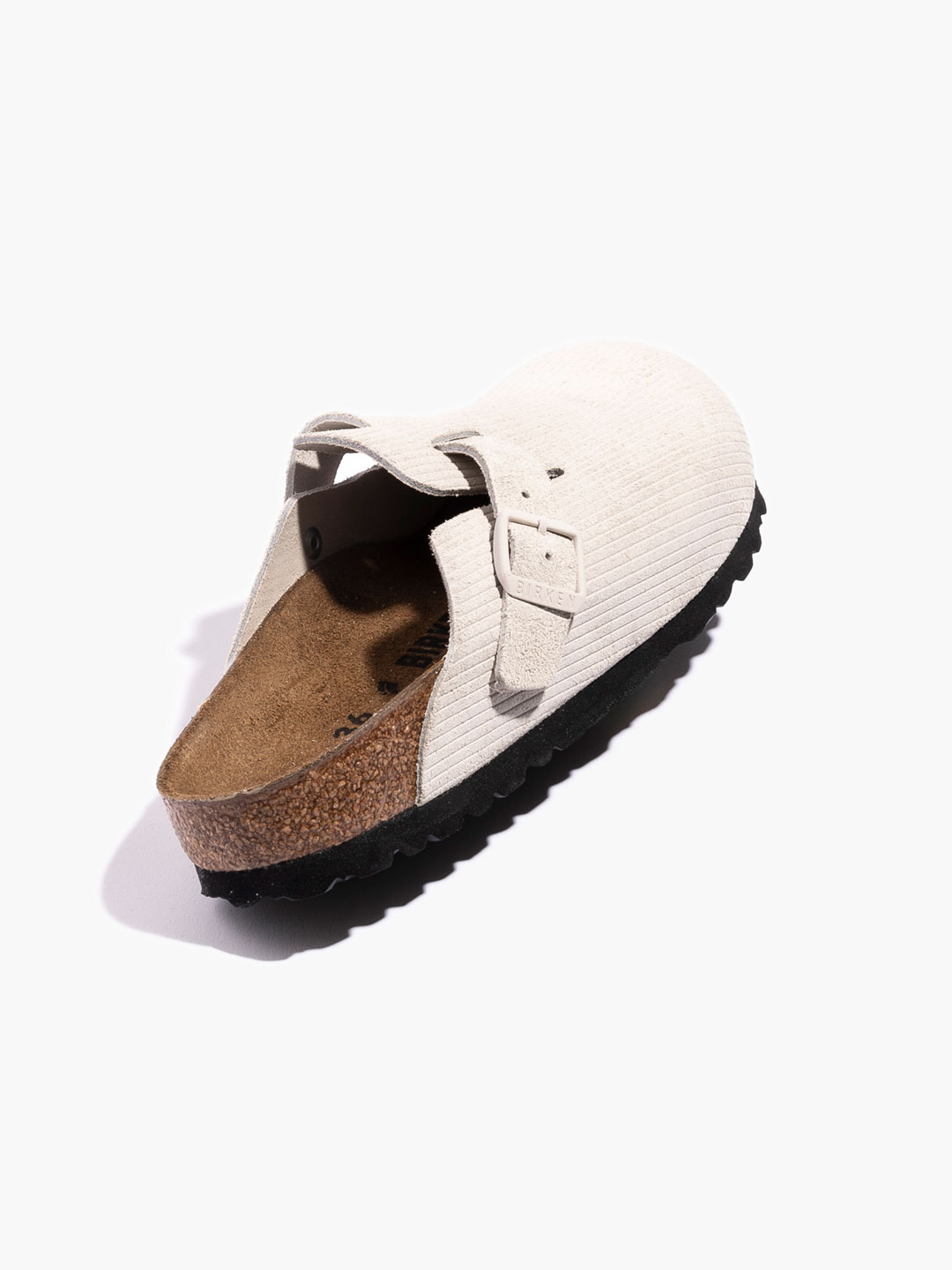 Boston Corduroy Sandals - White