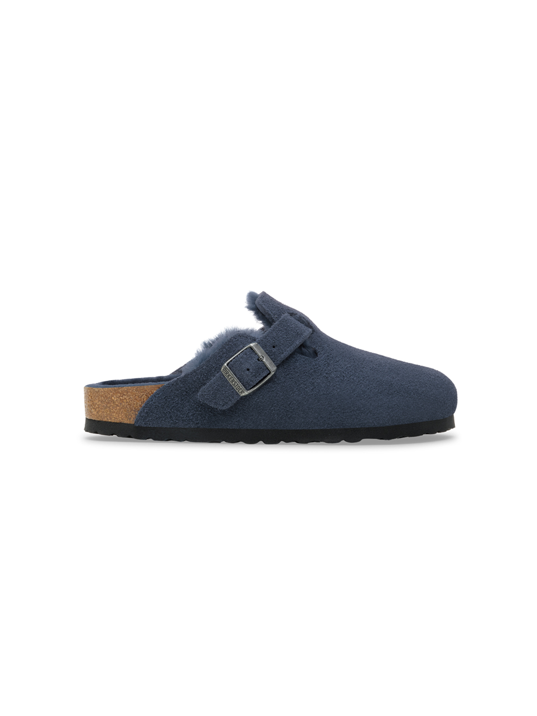 Boston Shearling Sandals - Navy