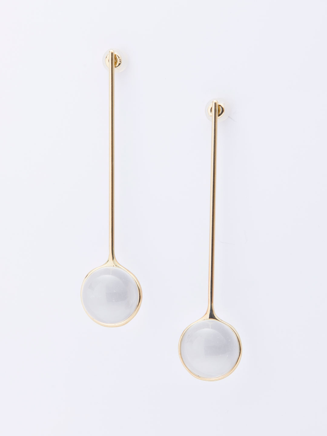 46 Drops Pierced Earrings - Yellow Gold