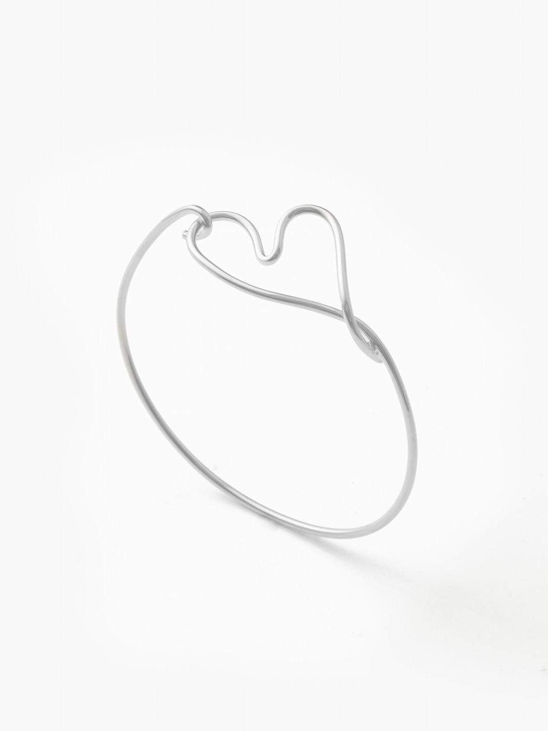 Dancing Hearts Bracelet - Silver
