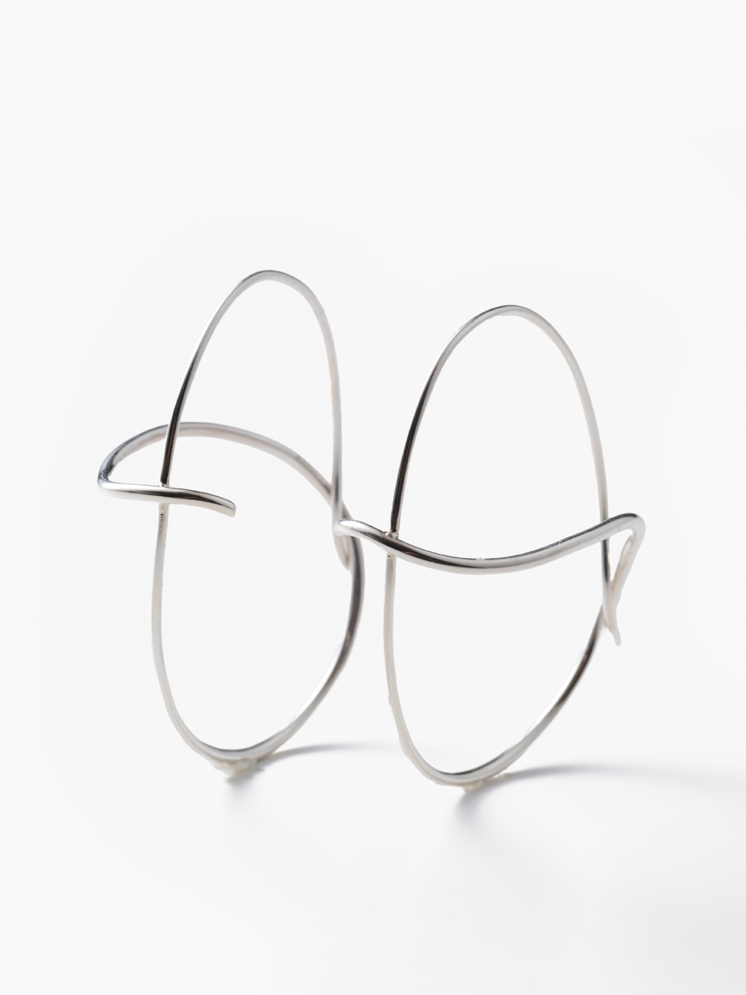 Mirage Pierced Earrings - Silver