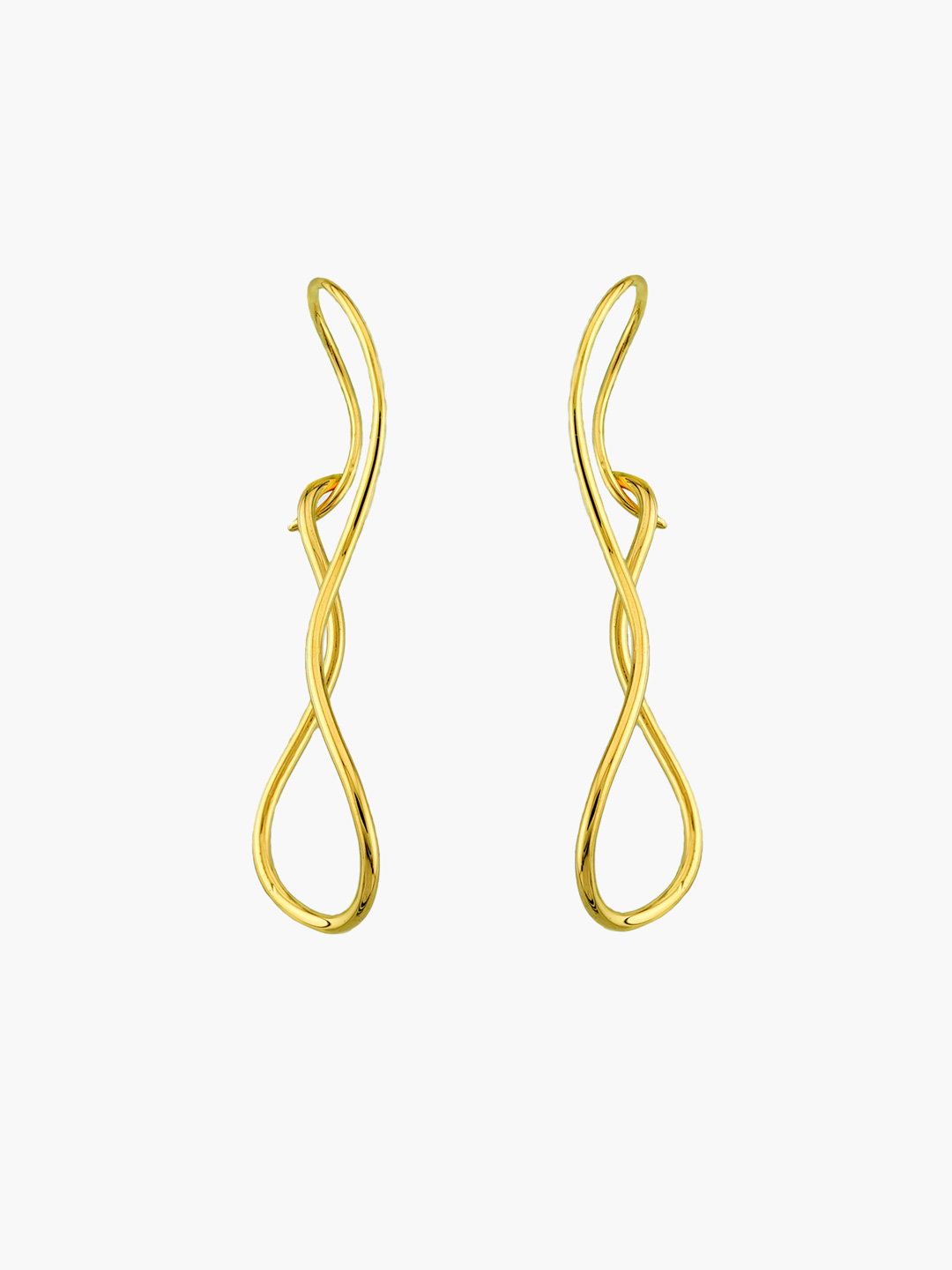Small Harmony Pierced Earrings - Gold