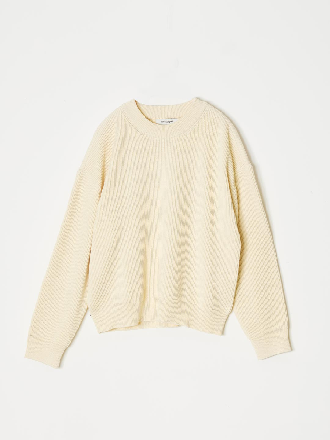 Cotton Knit Pullover - Ecru