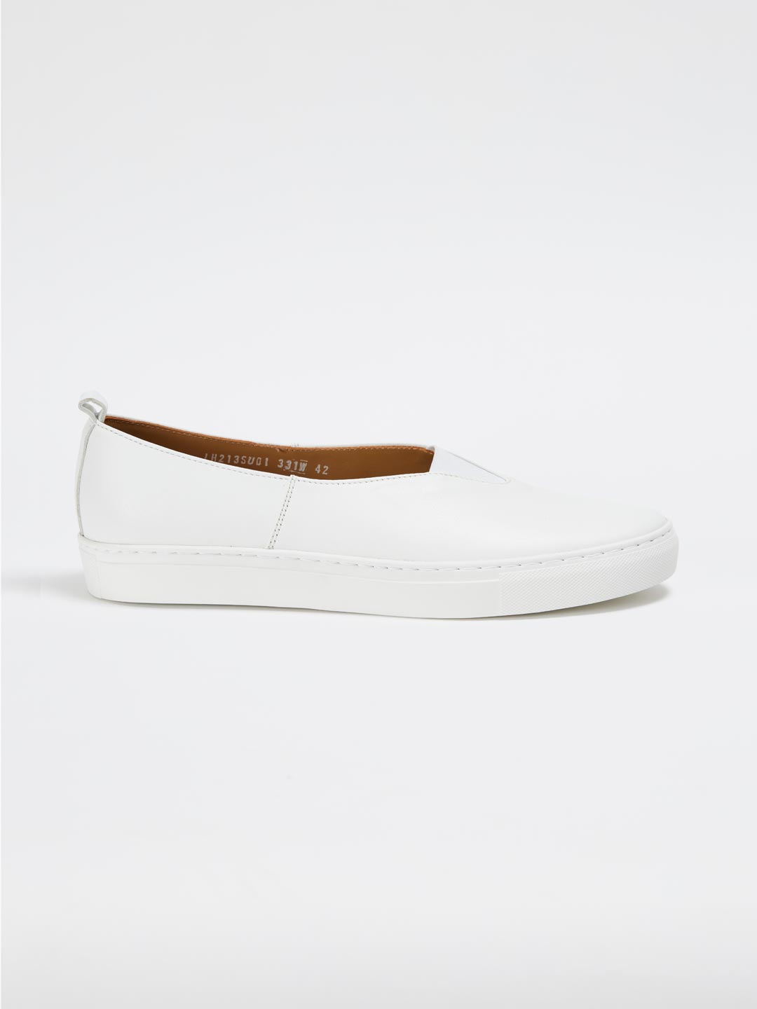 V-Cut Slip-On - White