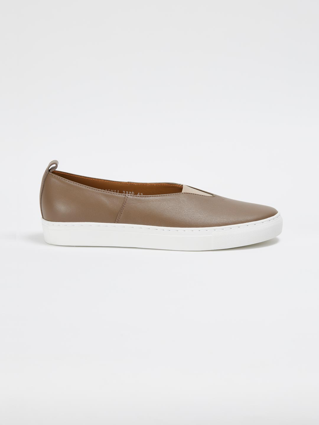 V-Cut Slip-On - Brown