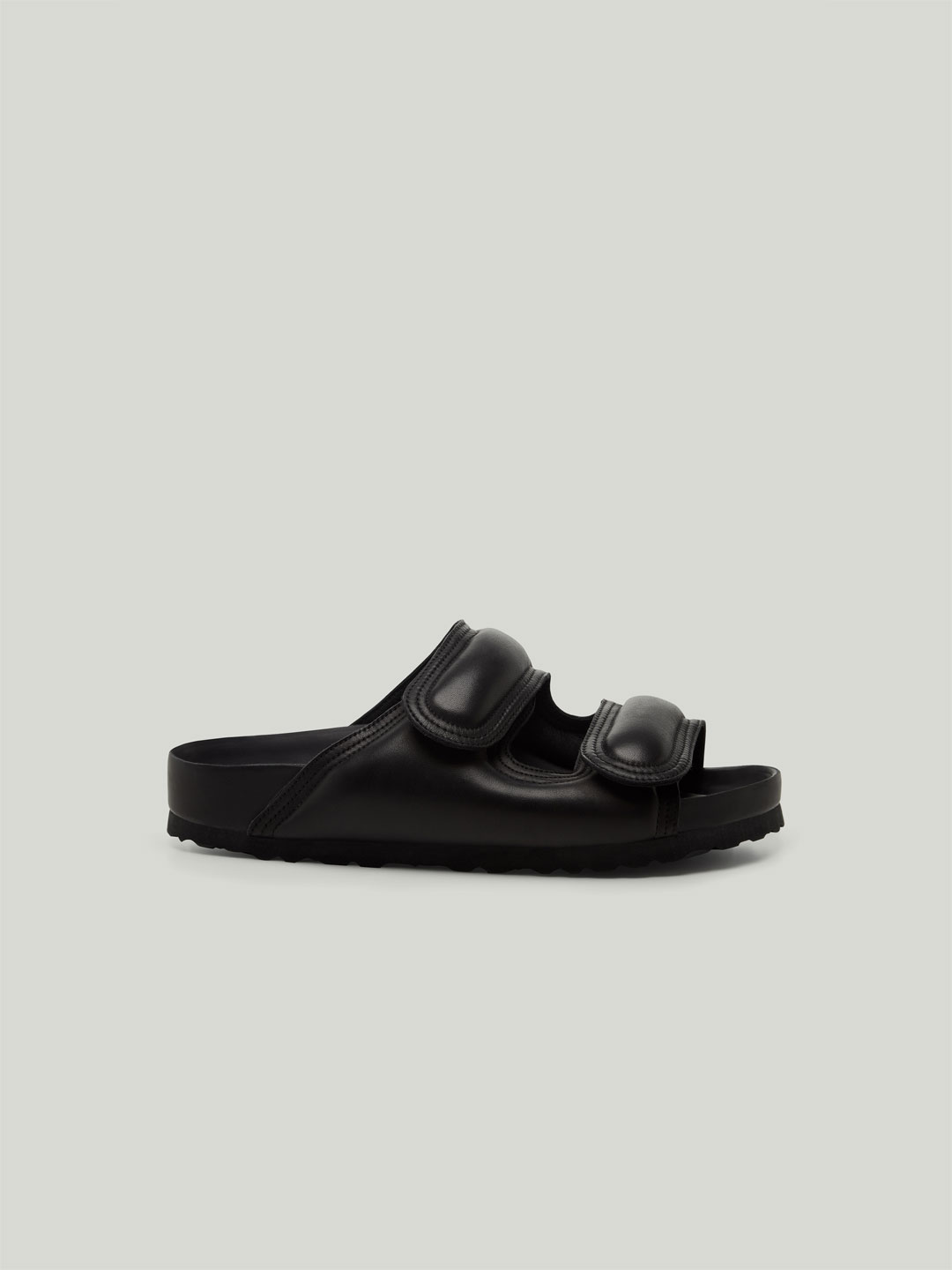 The Beach Comber Leather Sandals - Black