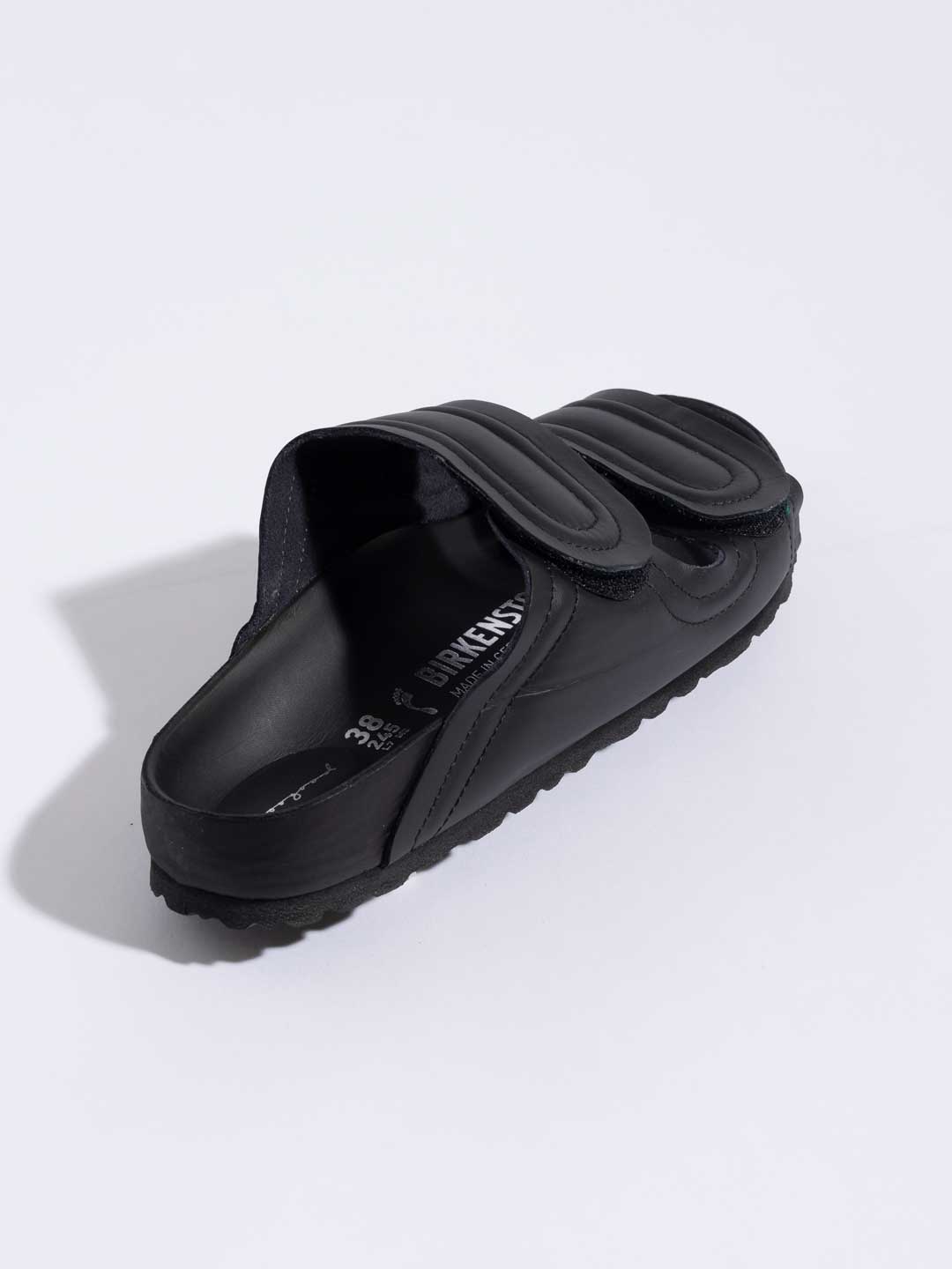 The Mud Larker Leather Sandals - Black