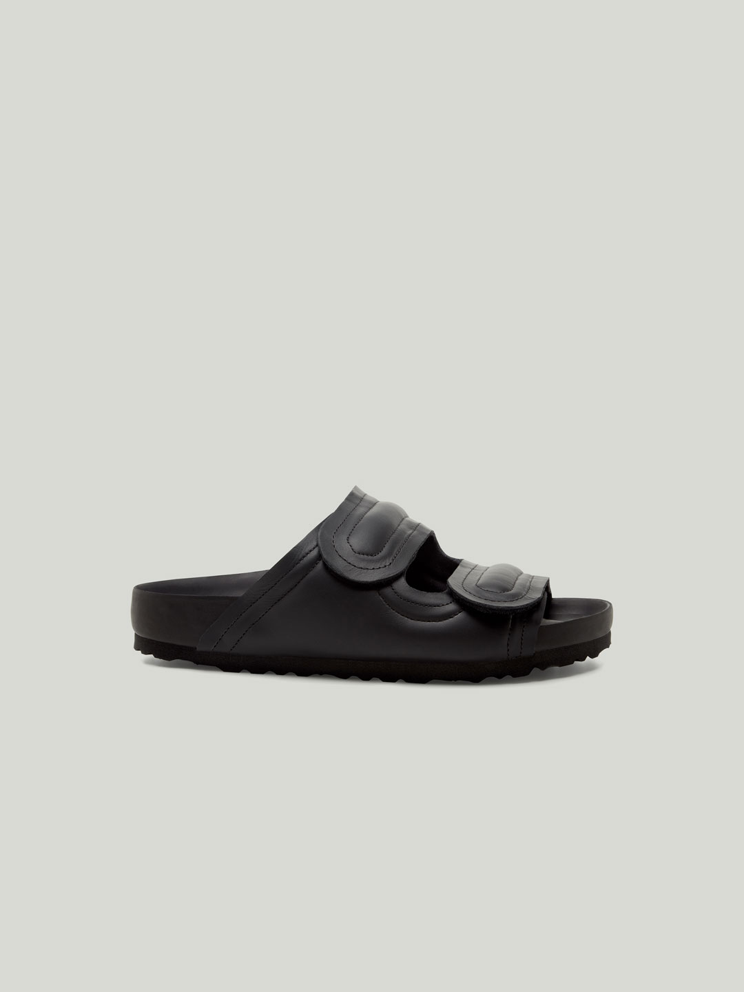 The Mud Larker Leather Sandals - Black