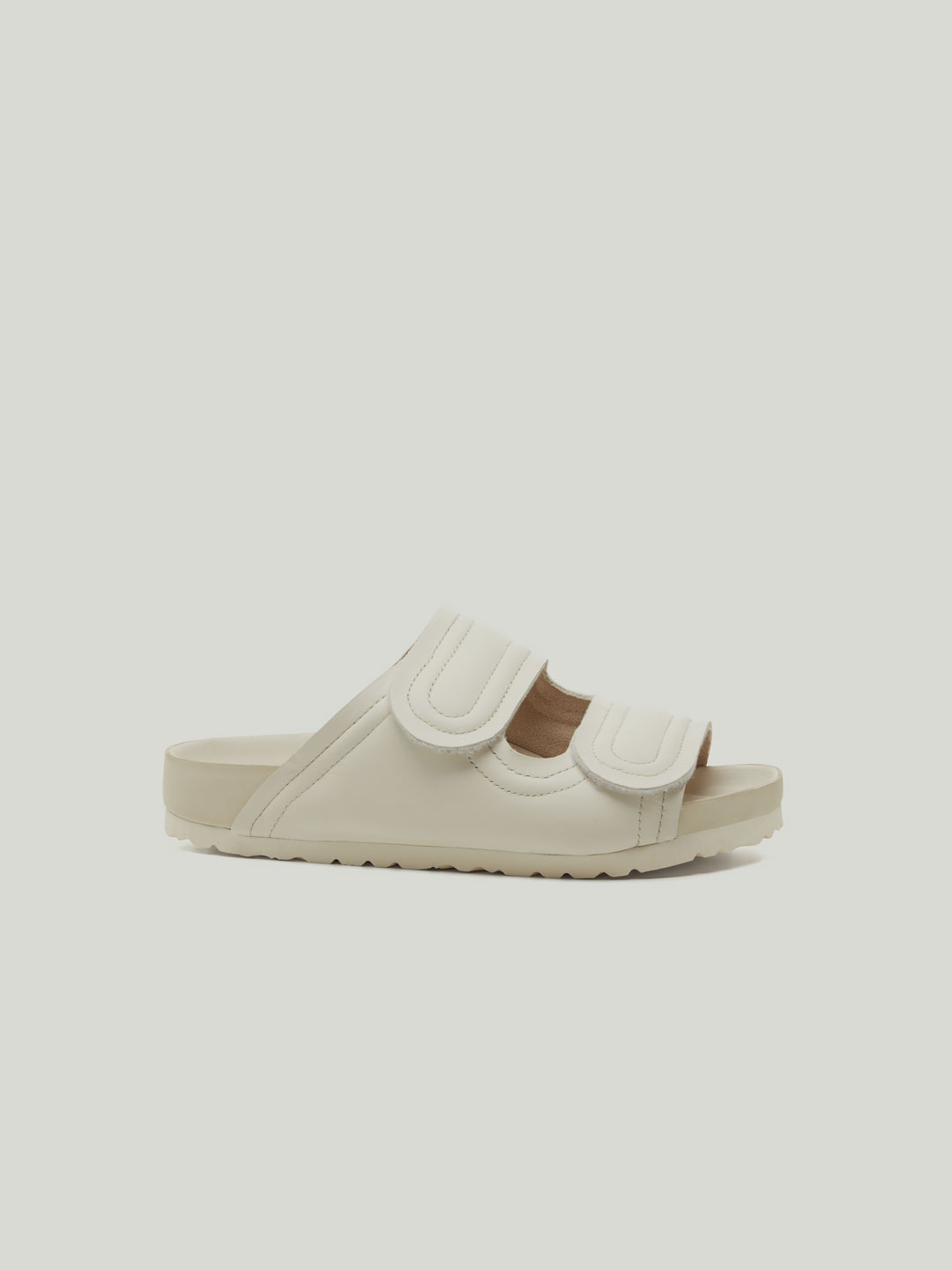 The Mud Larker Leather Sandals - Cream