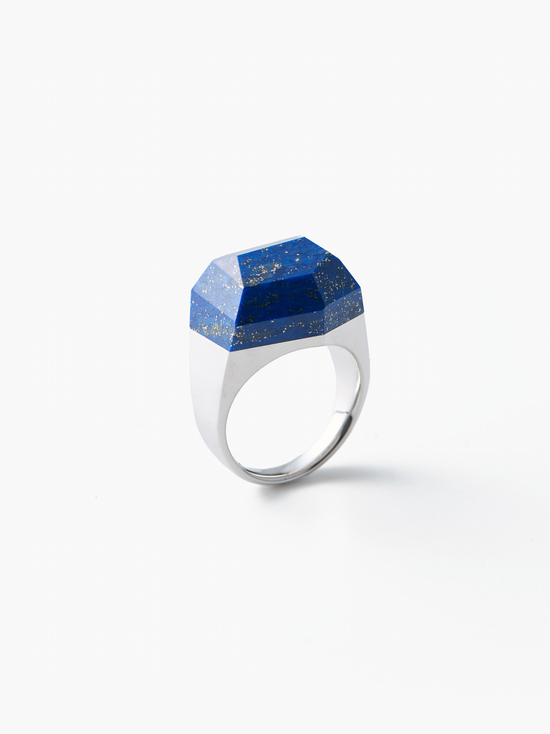 Rock Ring Lapis Lazuli - Silver