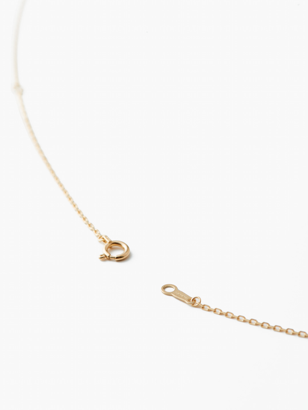 Rock Necklace M Onyx - Yellow Gold