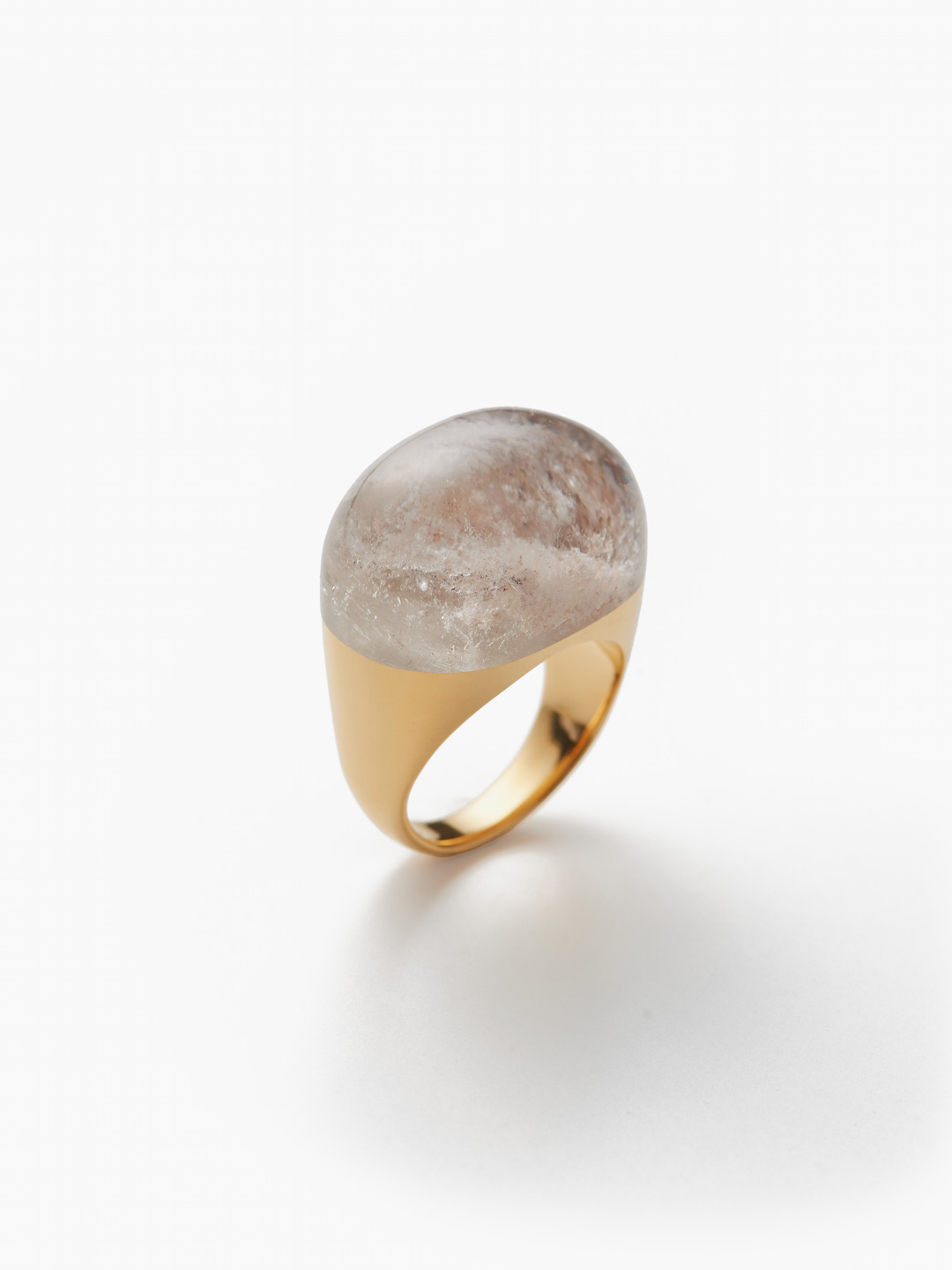 Rock Ring_Garden Quartz_R552 - Yellow Gold