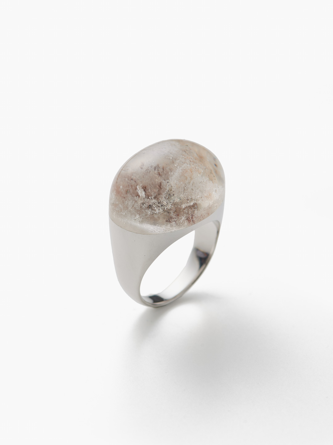 Rock Ring_Garden Quartz_R554 - Silver