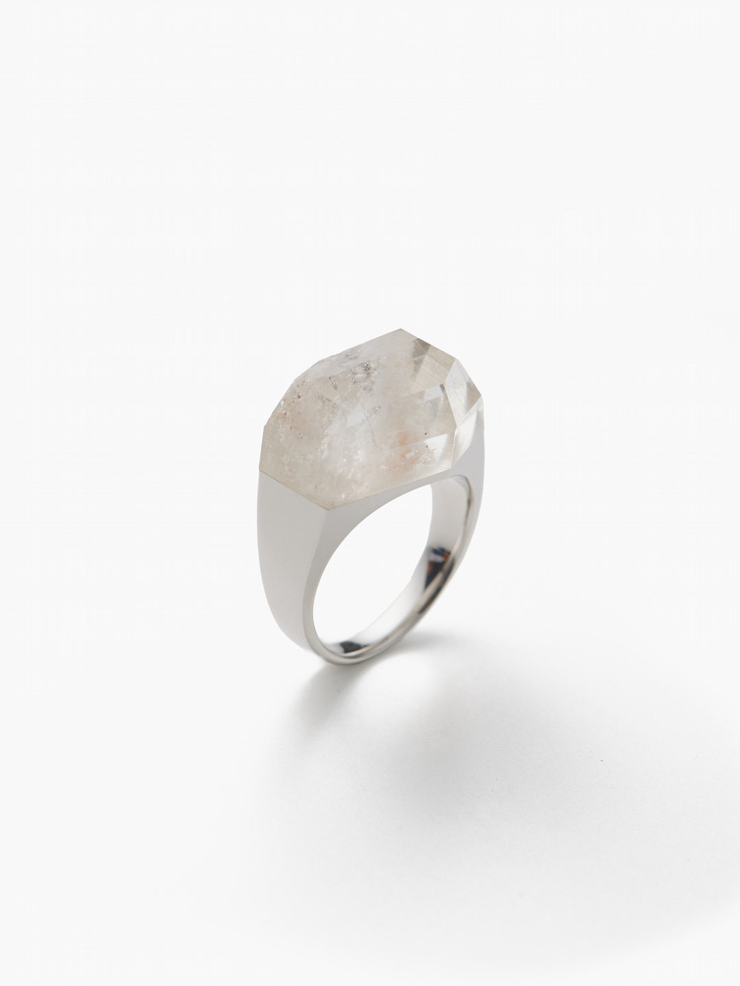 Rock Ring_Garden Quartz_C792  - Silver