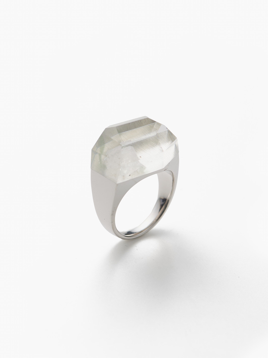 Rock Ring_Garden Quartz_C793 - Silver