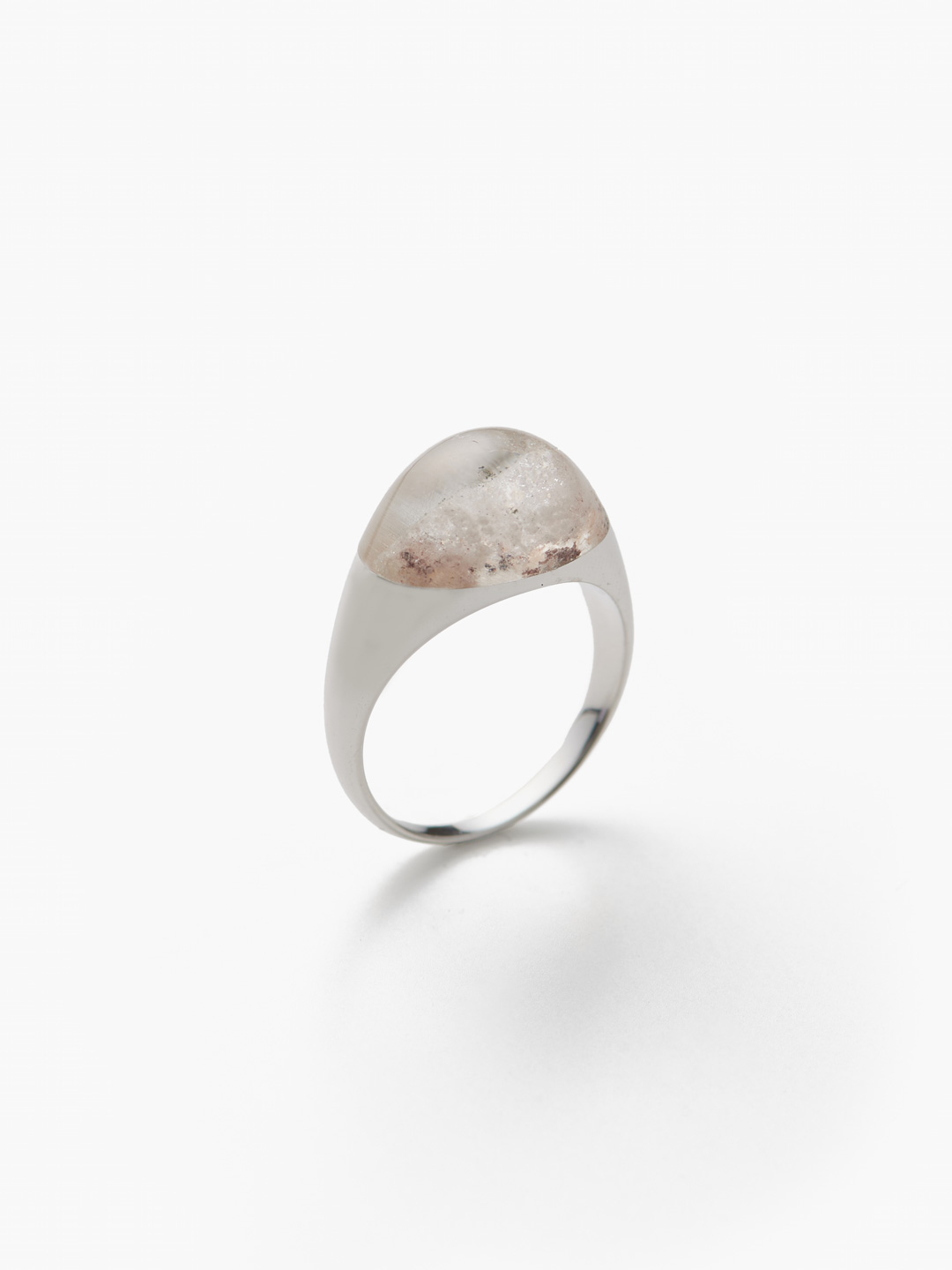 Rock Ring_Garden Quartz_MR694  - Silver