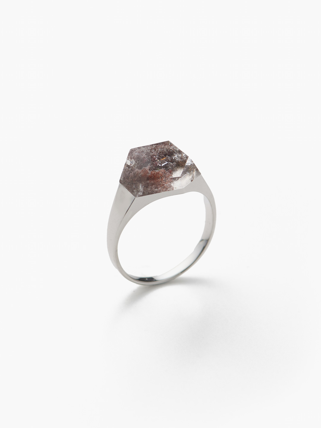 Rock Ring_Garden Quartz_MC767 - Silver
