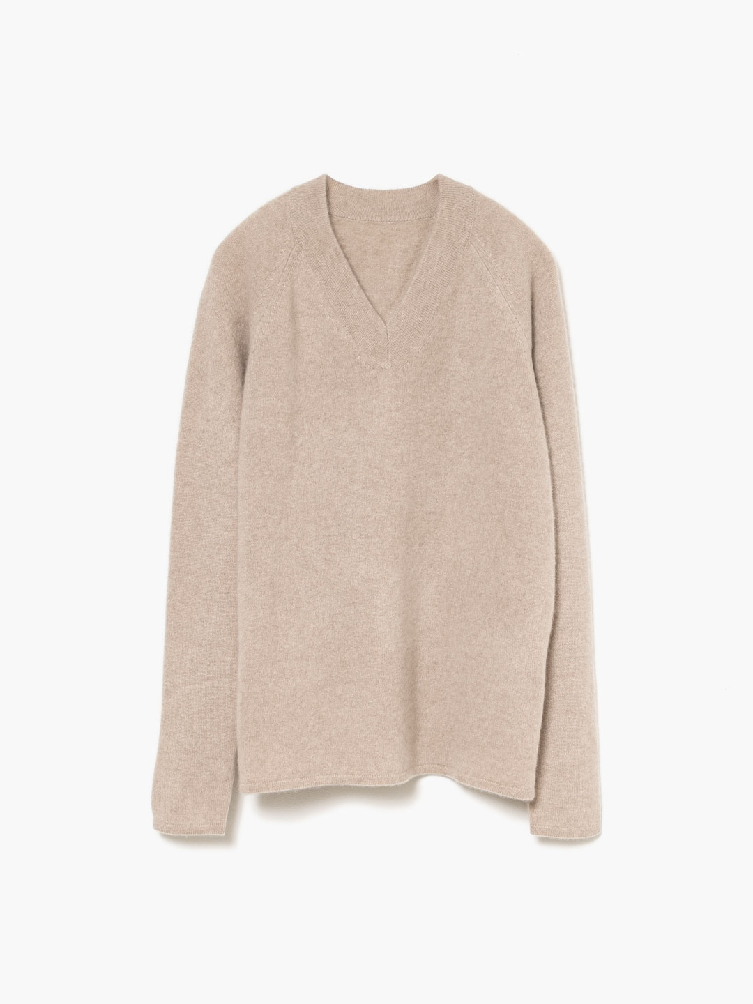 Soft V Neck - Beige