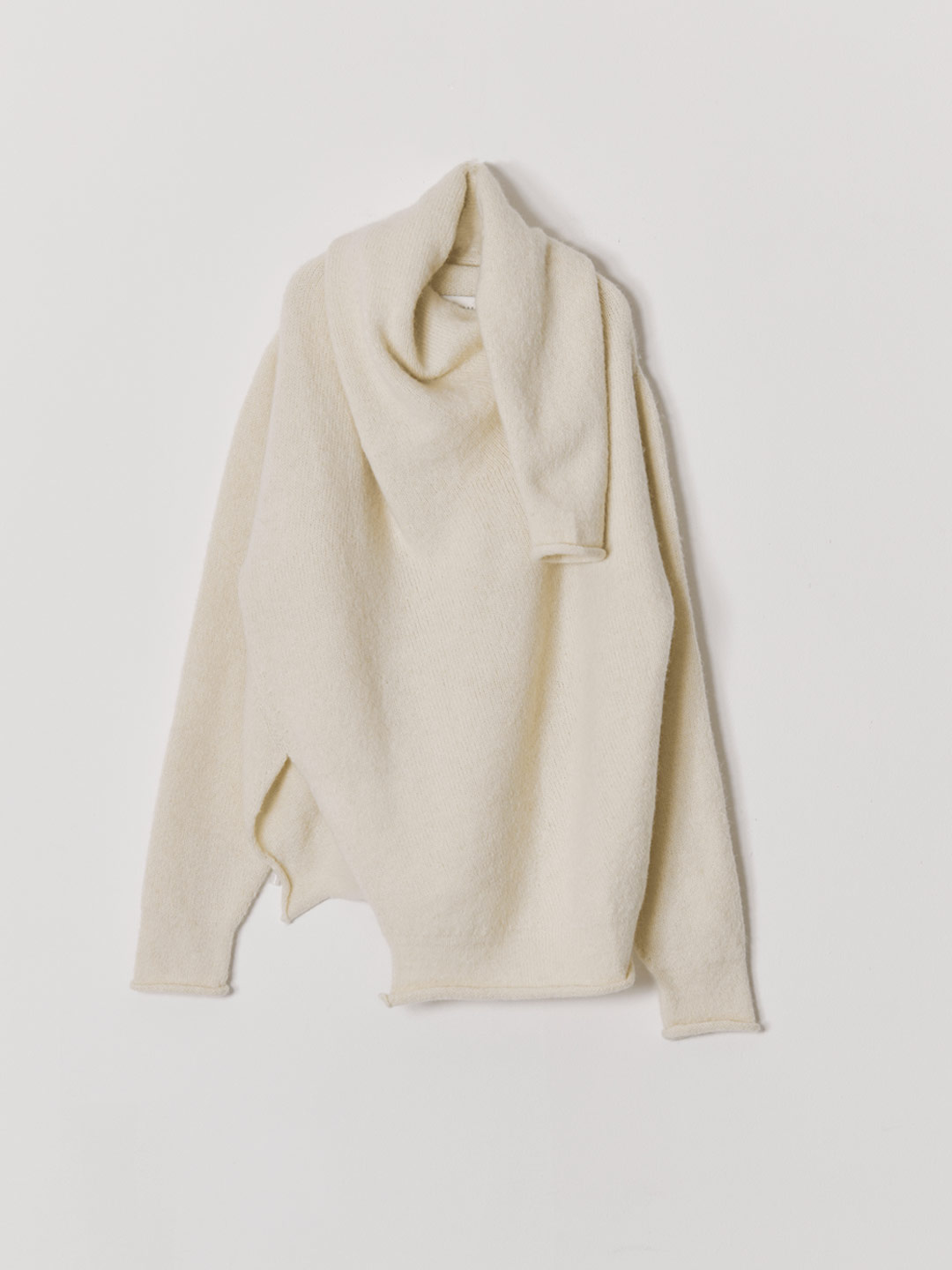 Sleeve Pullover - White