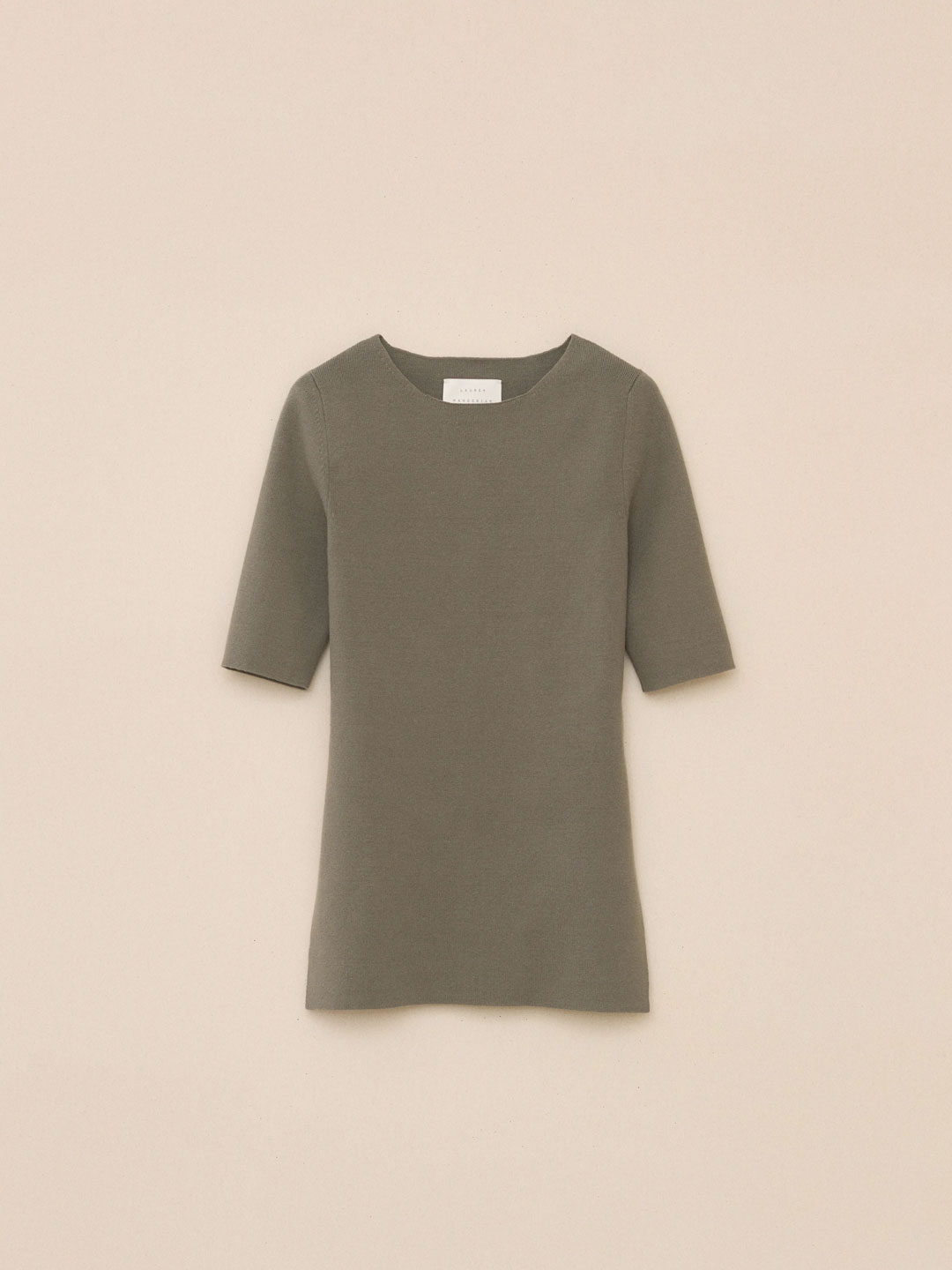 Stretch Apron Tee - Khaki