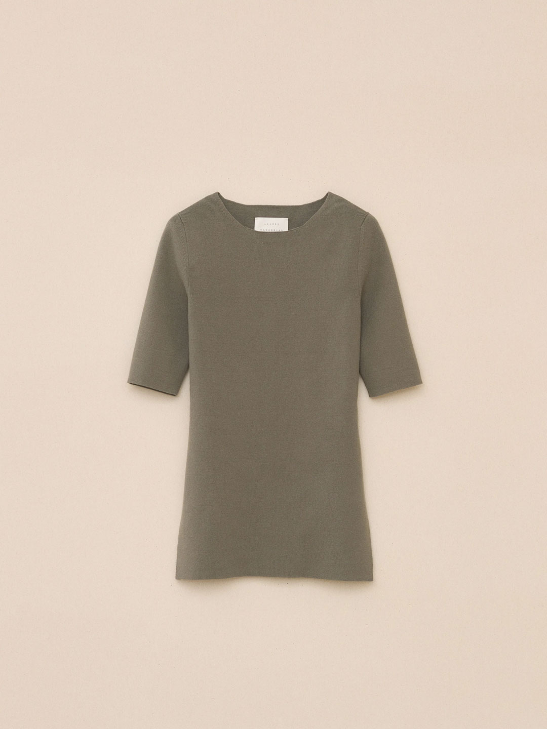 Stretch Apron Tee - Khaki