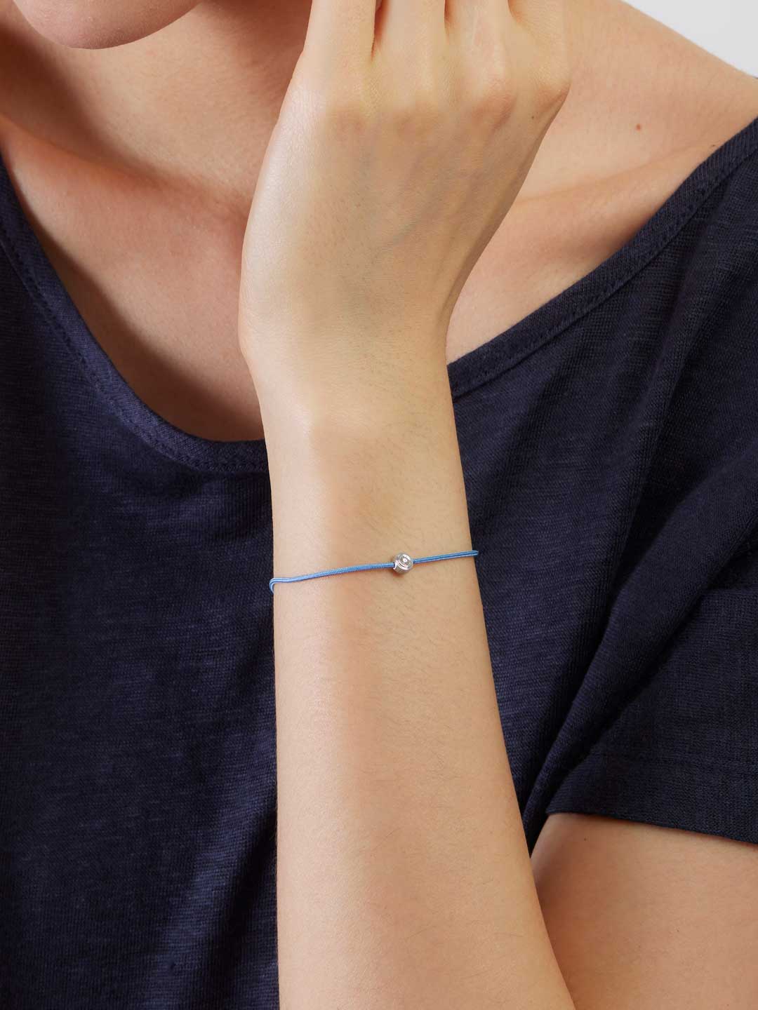 Hope Bracelet Silver - Blue