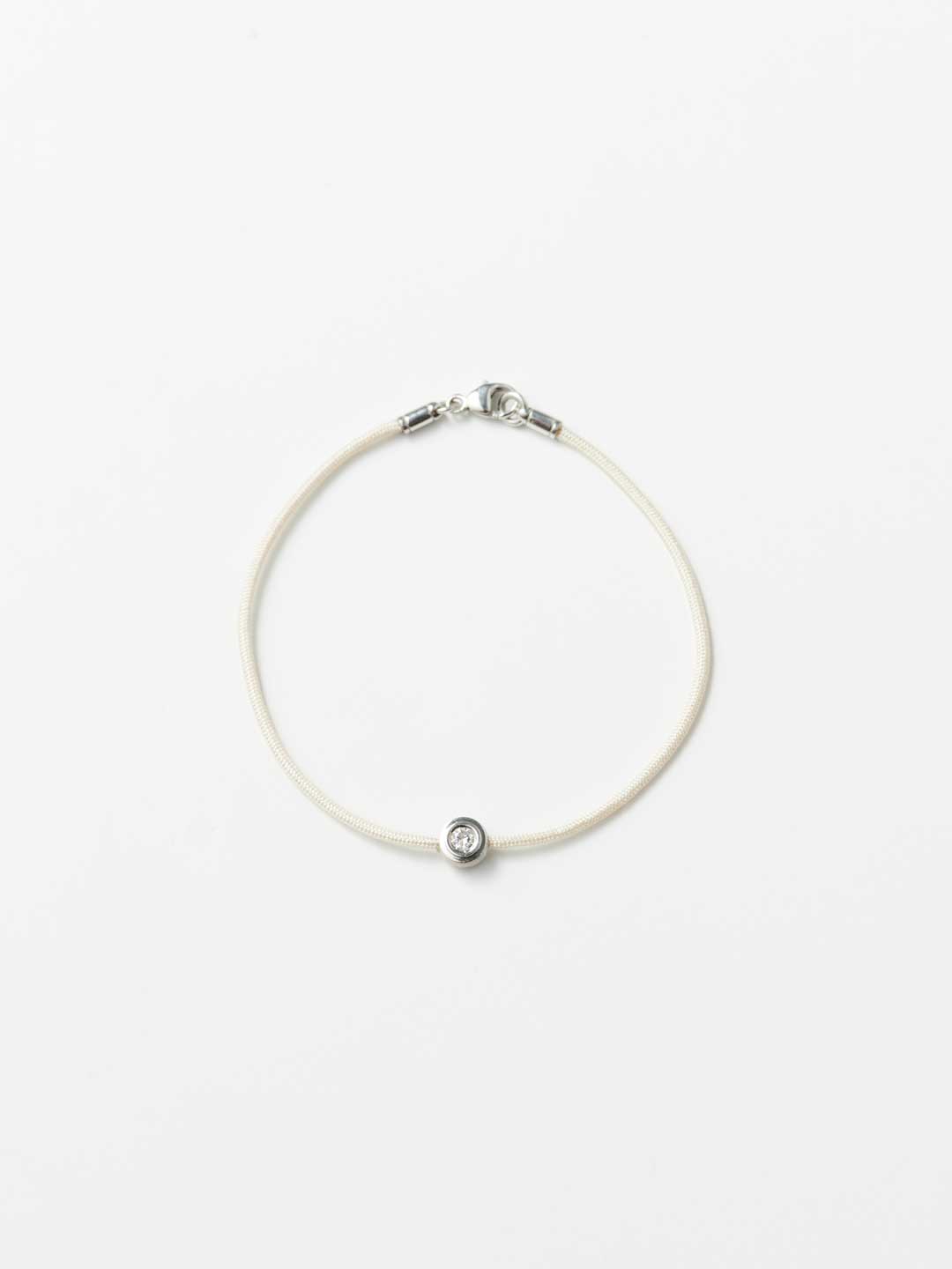 Hope Bracelet Silver - Light Beige