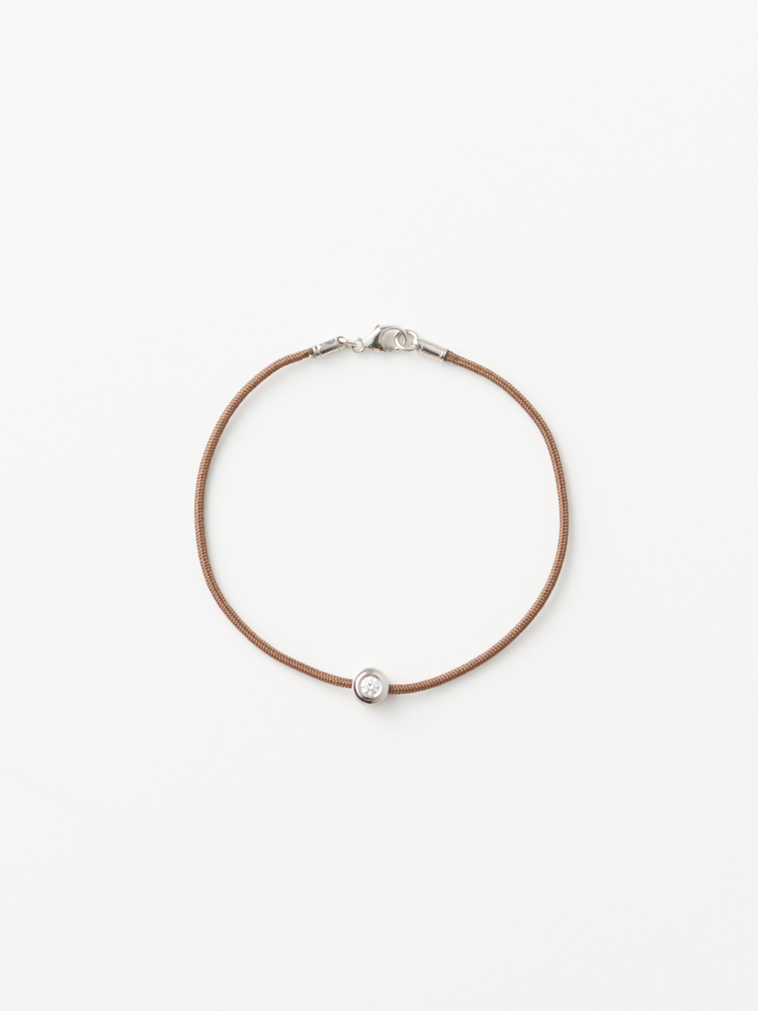 Hope Bracelet Silver - Brown