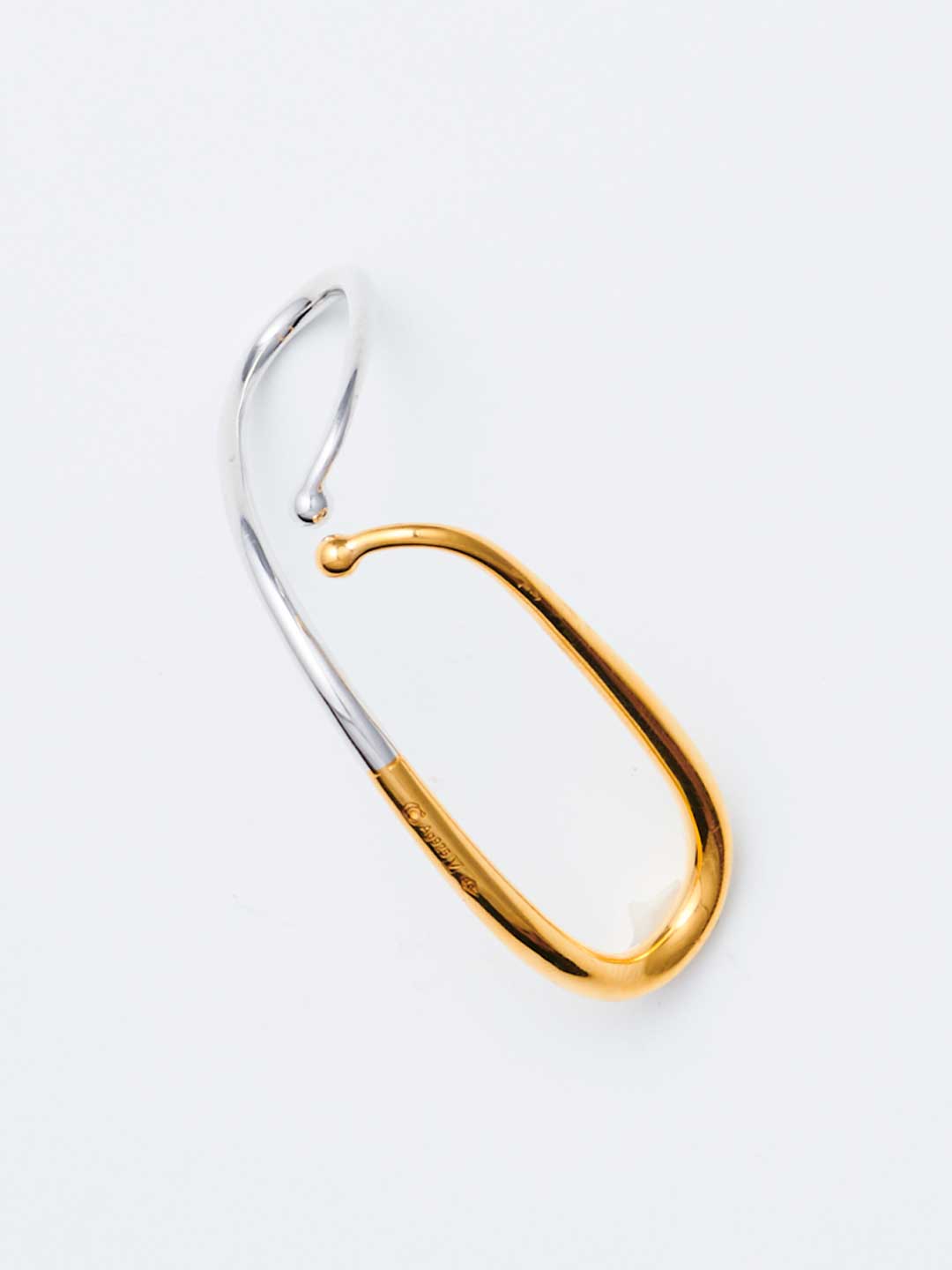 Mirage Ear Cuff LEFT- Silver/Yellow Gold