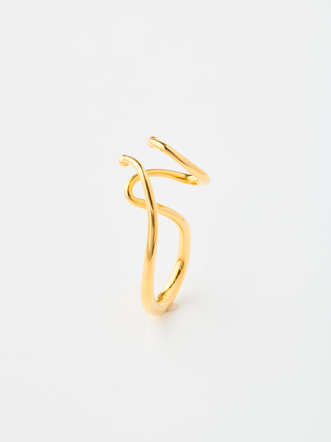 Drop Ear Cuff LEFT - Yellow Gold