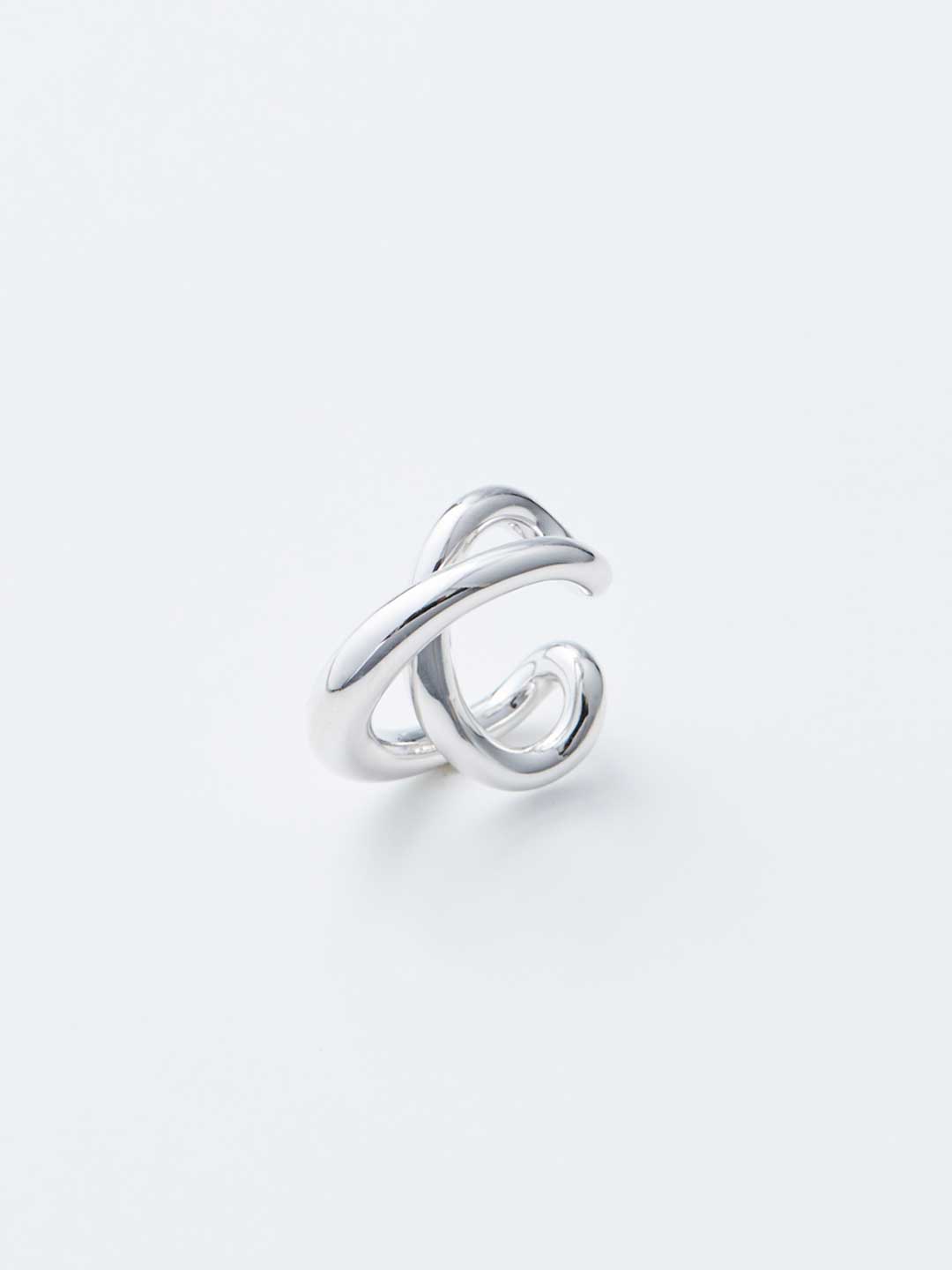 Initial Ear Cuff - Silver