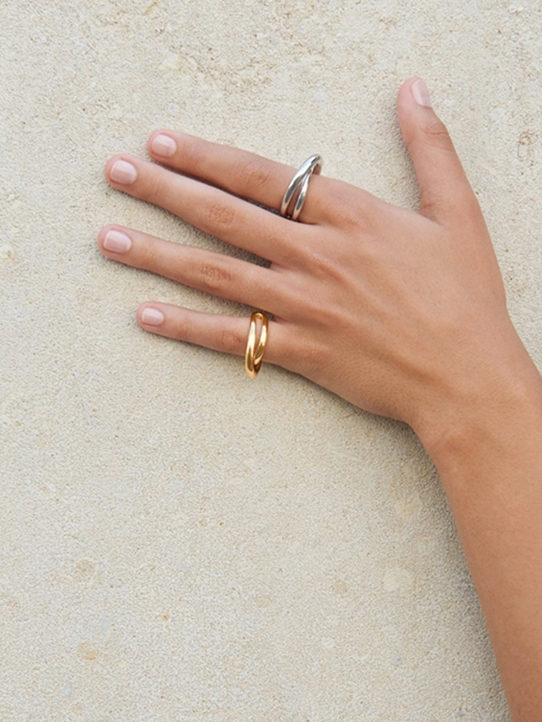 Initial Ring - Yellow Gold