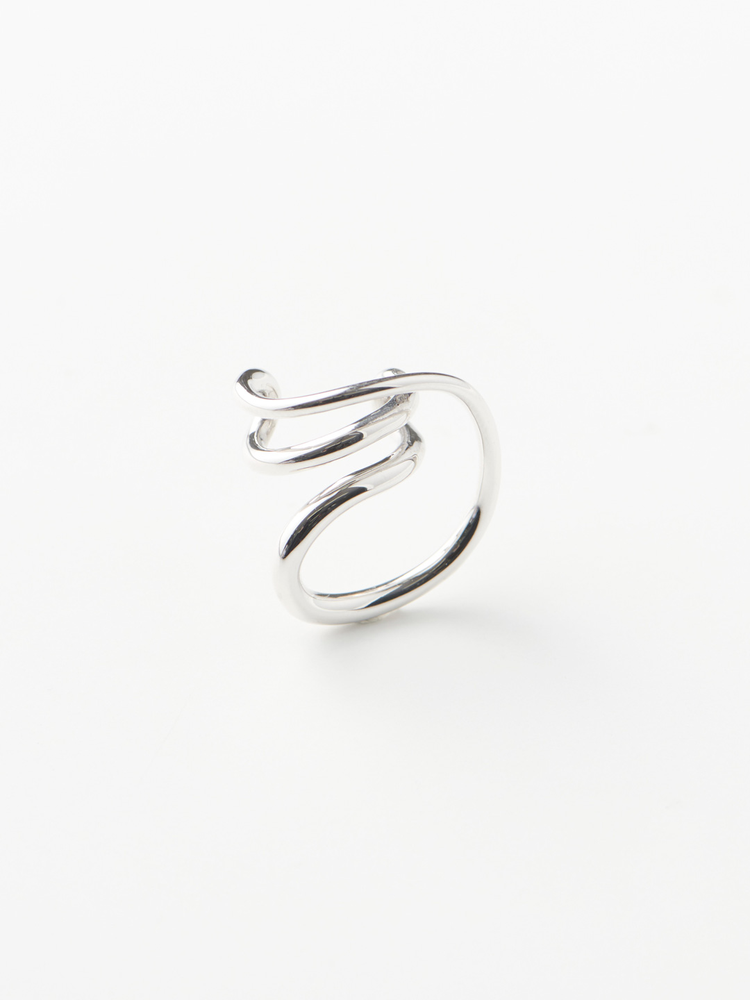 Round Trip Ear Cuff - Silver