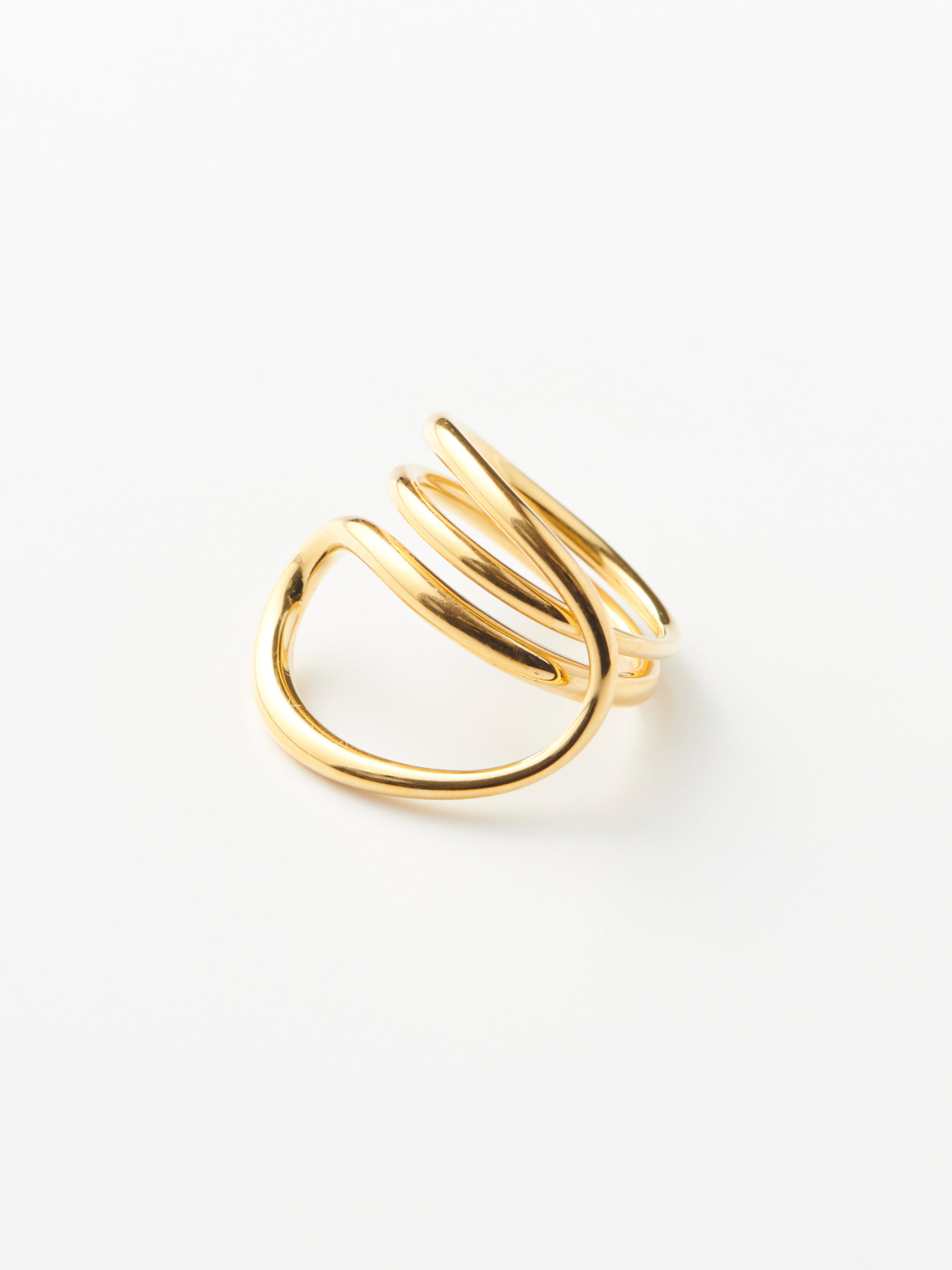 Petit Round Trip Ring - Yellow Gold