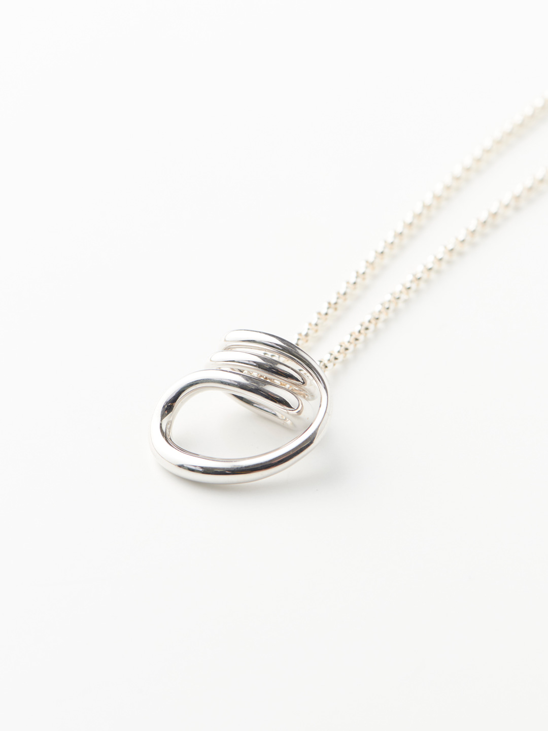 Petit Round Trip Necklace - Silver