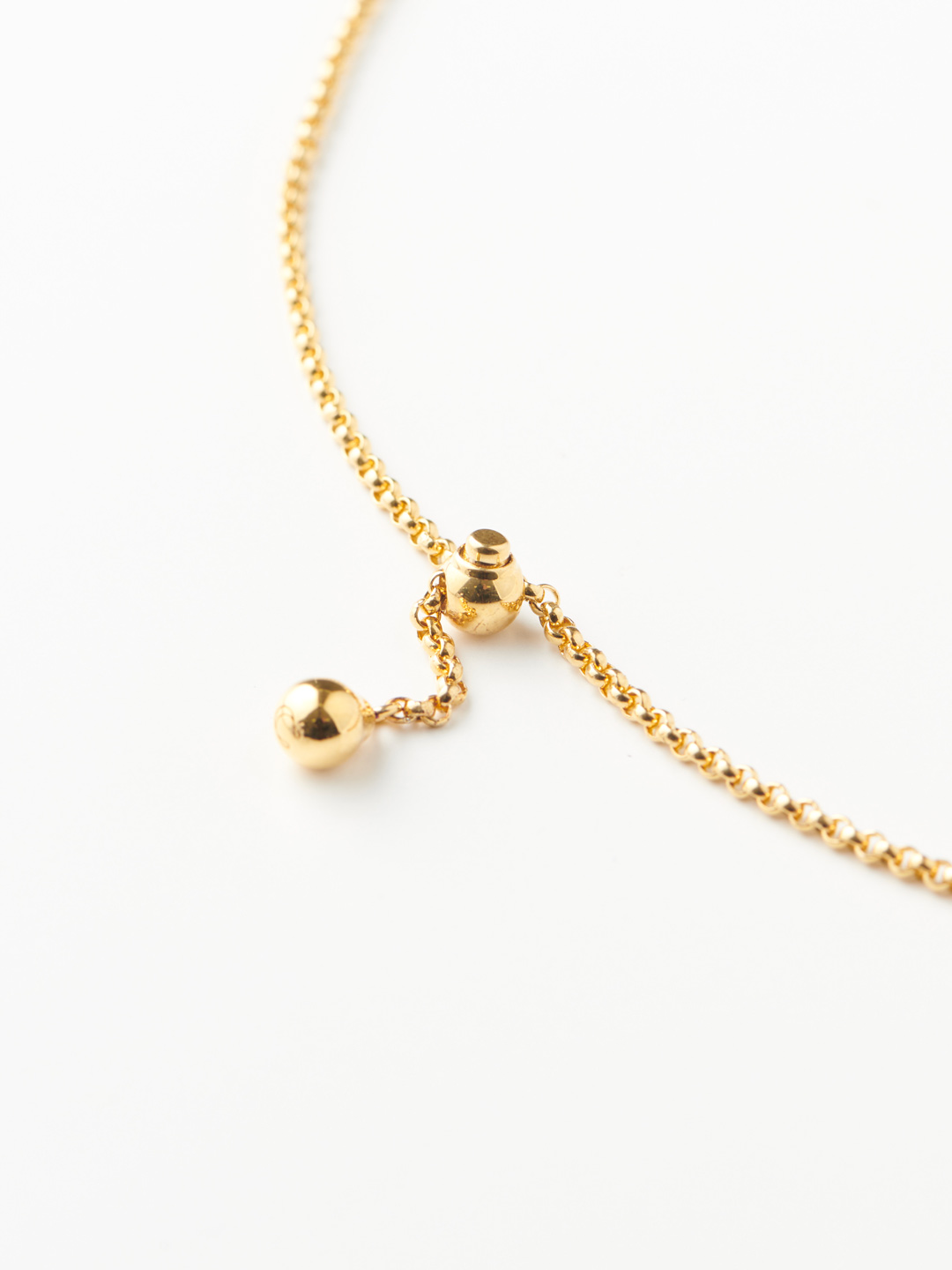 Petit Round Trip Necklace - Yellow Gold