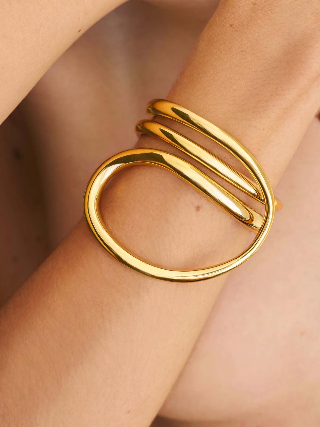 Round Trip Bracelet - Yellow Gold