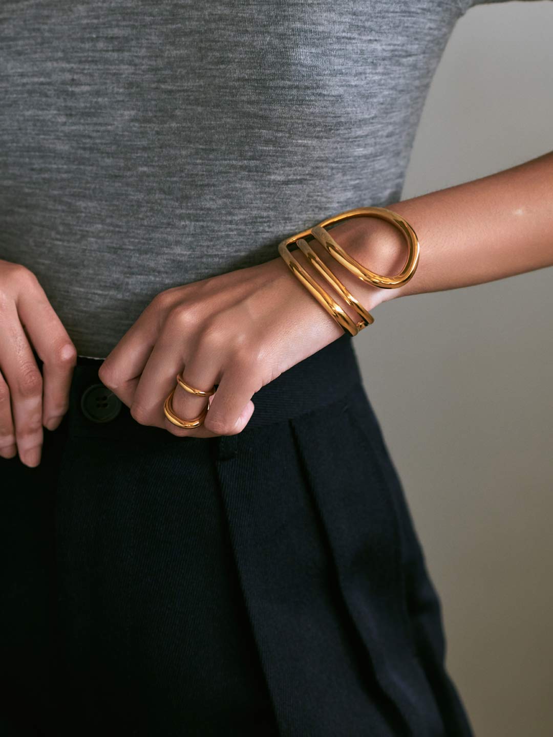 Round Trip Bracelet - Yellow Gold