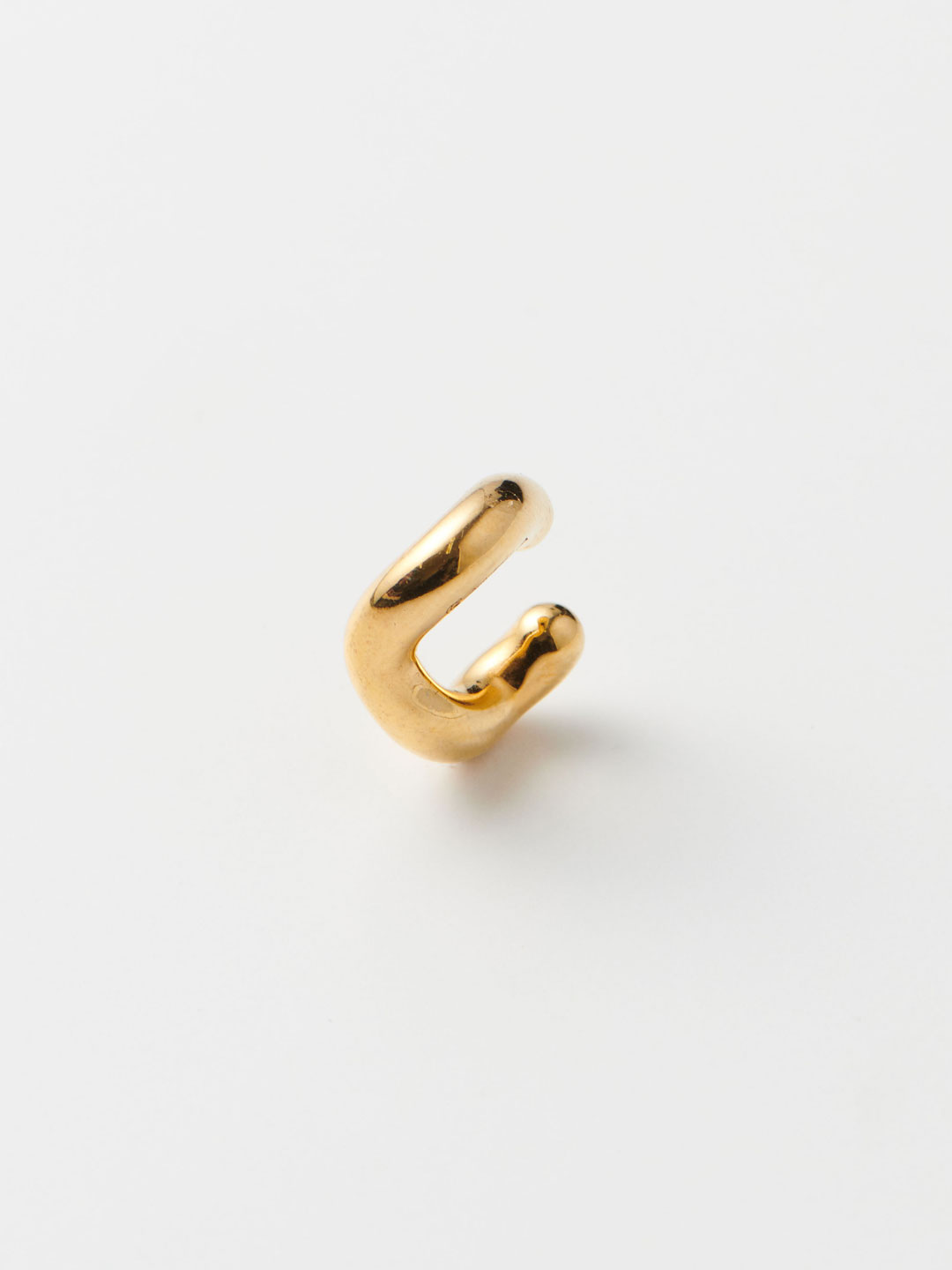 Wave Ear Cuff - Yellow Gold