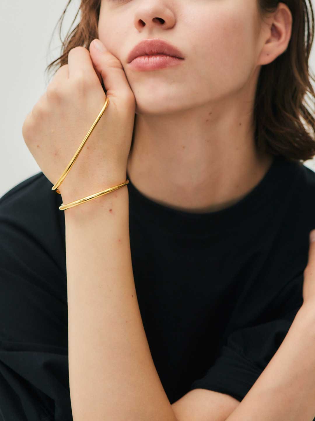Ivy Bracelet Left - Yellow Gold
