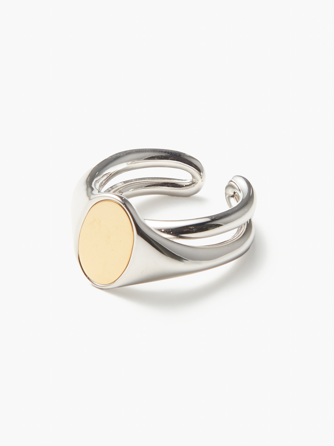 Chevaliere Initial Ring  - Silver