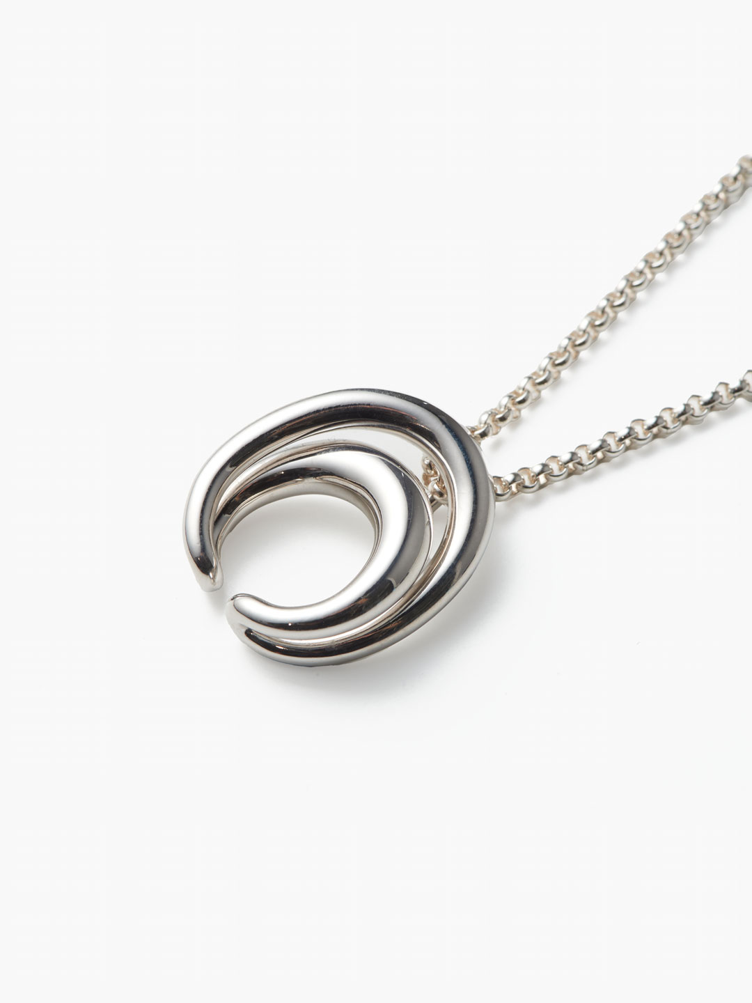 Initial Necklace  - Silver