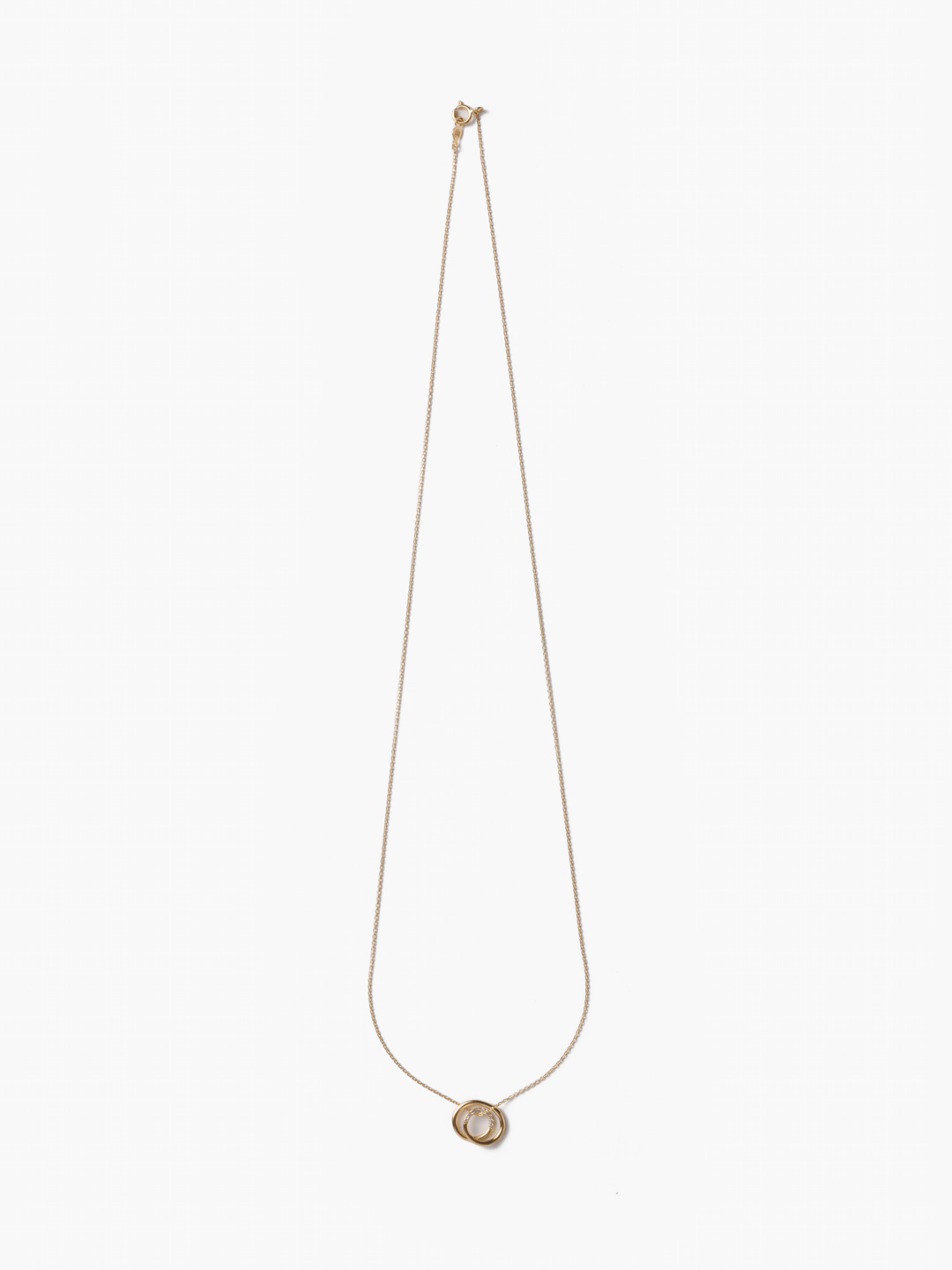 Alphajoaillerie Necklace - Letter O - Yellow Gold